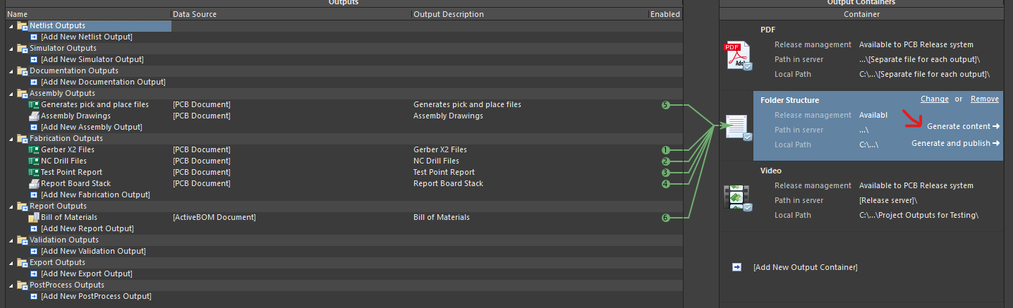 Click "Generate Content"