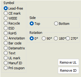 Symbol specifications