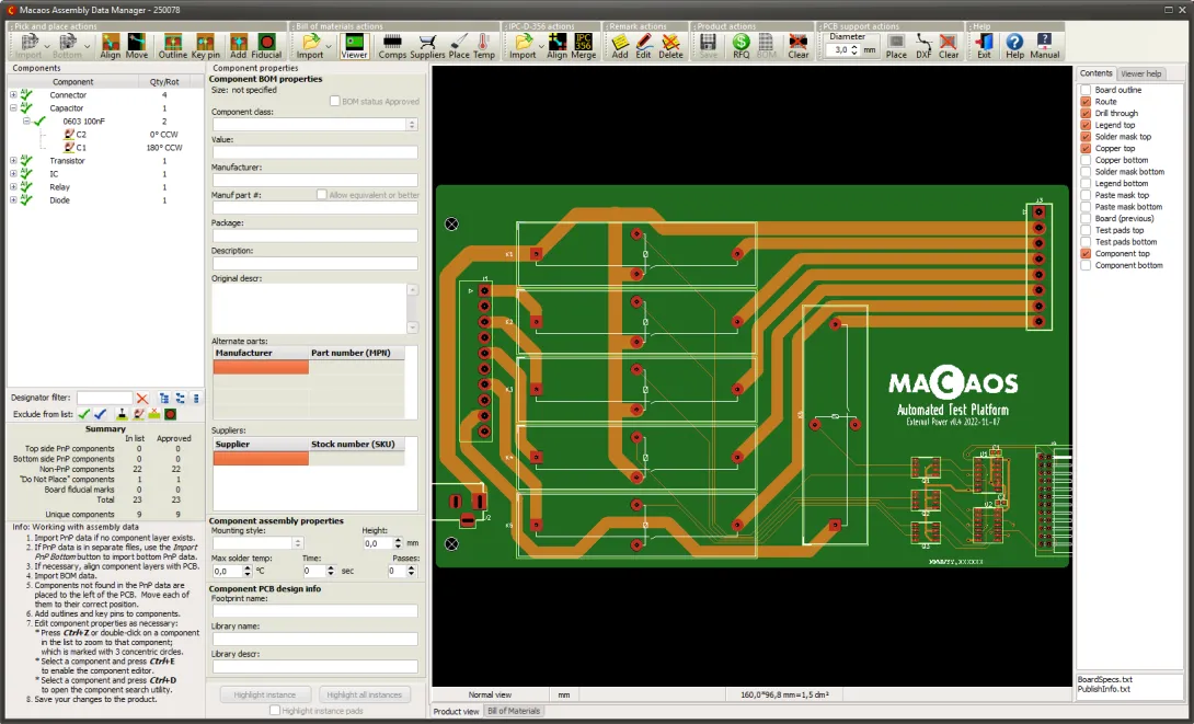 Assembly Data Manager