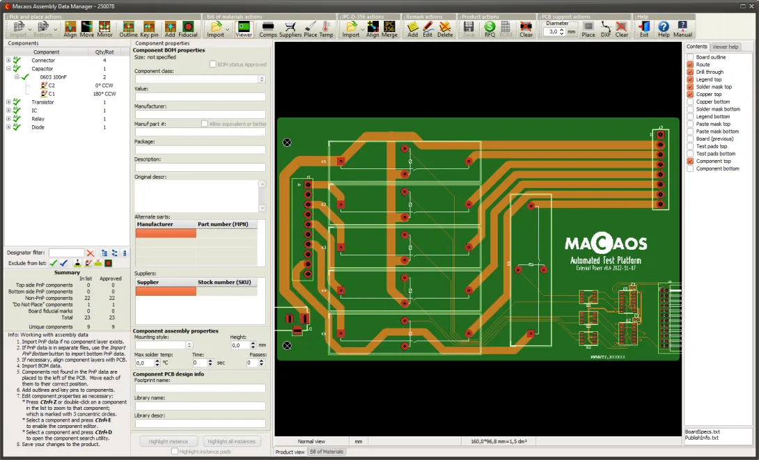 Assembly Data Manager